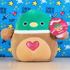 Squishmallow Avery the Mallard Duck 8" UltraSoft Stuffed Valentine's Day Plush